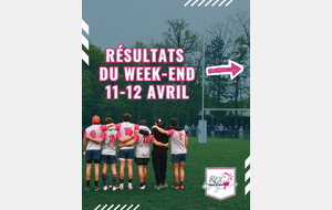📅🏉 Résultats du week-end – 11 &amp; 12 avril
