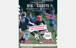 📅🏉 Affiches du week-end – 11 &amp; 12 avril