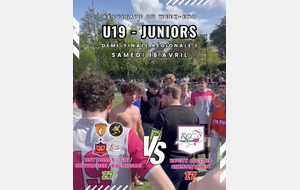 🦁Demi-finale U19 de Régionale 1 🏉