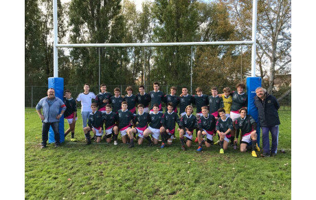 Victoire des cadets du RCC78 à Montmorency 0 - 17