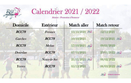 A vos calendriers