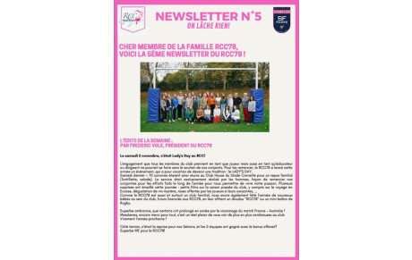 Newsletter 5 du RCC78