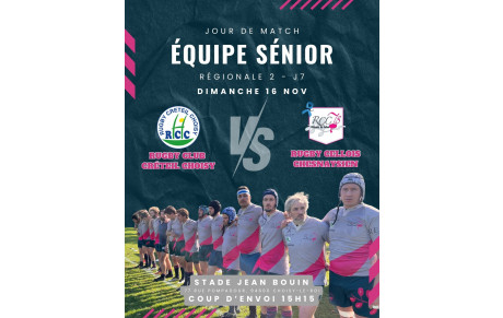 📣 Les affiches du week-end – Pôle Compétition Rugby 🏉