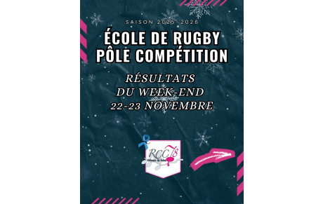 📅 Résultats du week-end – 22 &amp; 23 novembre