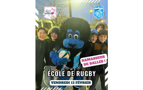 📅 Ramasseur de balles RC Massy (Nationale 1) 🏉