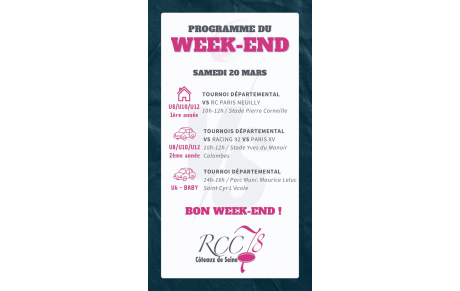 📆Affiches du week-end