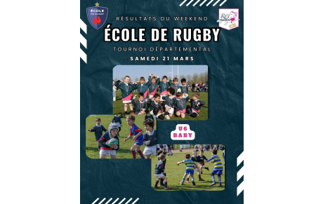 📅🏉 Résultats du samedi 21 mars