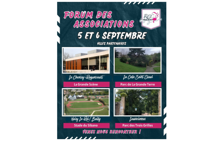 🏉📣 FORUMS DES ASSOCIATIONS – RENCONTREZ LE RCC78 !