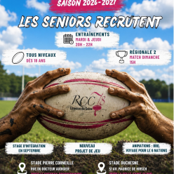 🦍🏉 LES SENIORS RECRUTENT – SAISON 2026/2027 🏉🦍🔥