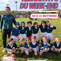🏉🔥 RÉSULTATS DU WEEK-END – 10 & 11 OCTOBRE !