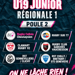 🦁🏉 U19 – UNE NOUVELLE POULE POUR NOS JUNIORS !