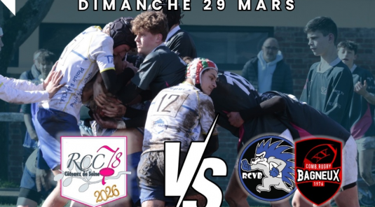 📅🏉 Affiches du week-end – RCC78